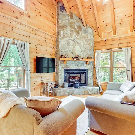 Private Hot Tub Secluded Ellijay Cabin On River